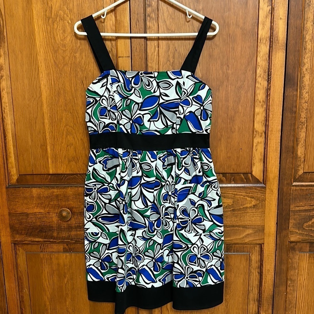 DBY Ltd. Bold Floral Cotton Summer Sundress Size 8